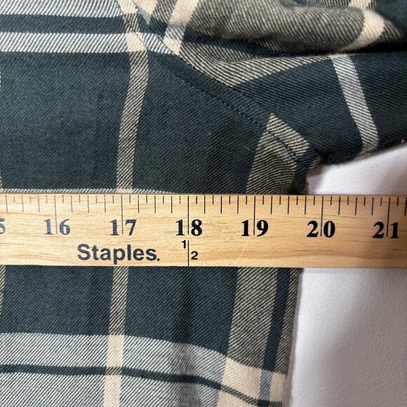 Jenni Kayne Women's Cotton Plaid Flannel Button Down Shirt Size S - Picture 4 of 12